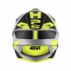 GIVI KASK CROSS 60.1 FRESH ECE SZARY/CZAR/ŻÓŁT MAT